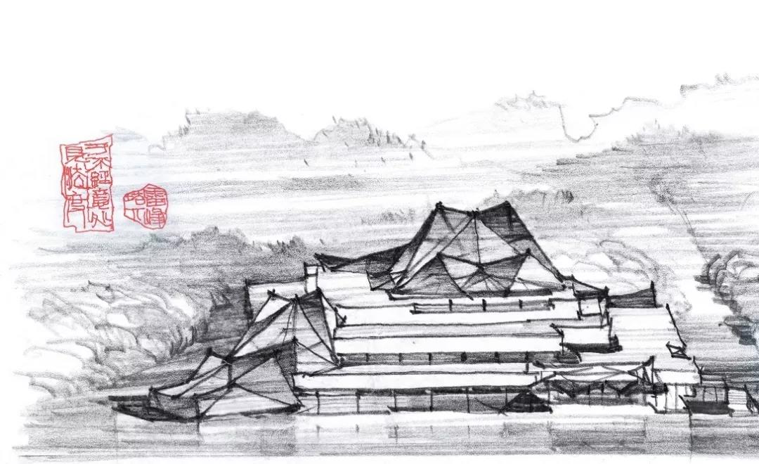 浙江美术馆设计草图